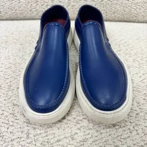 Salvatore Ferragamo Fury Men Slip On Boat Shoe Salvatore Ferragamo Rubber Boat Shoes - Blue Loafers, Shoes  main image 4